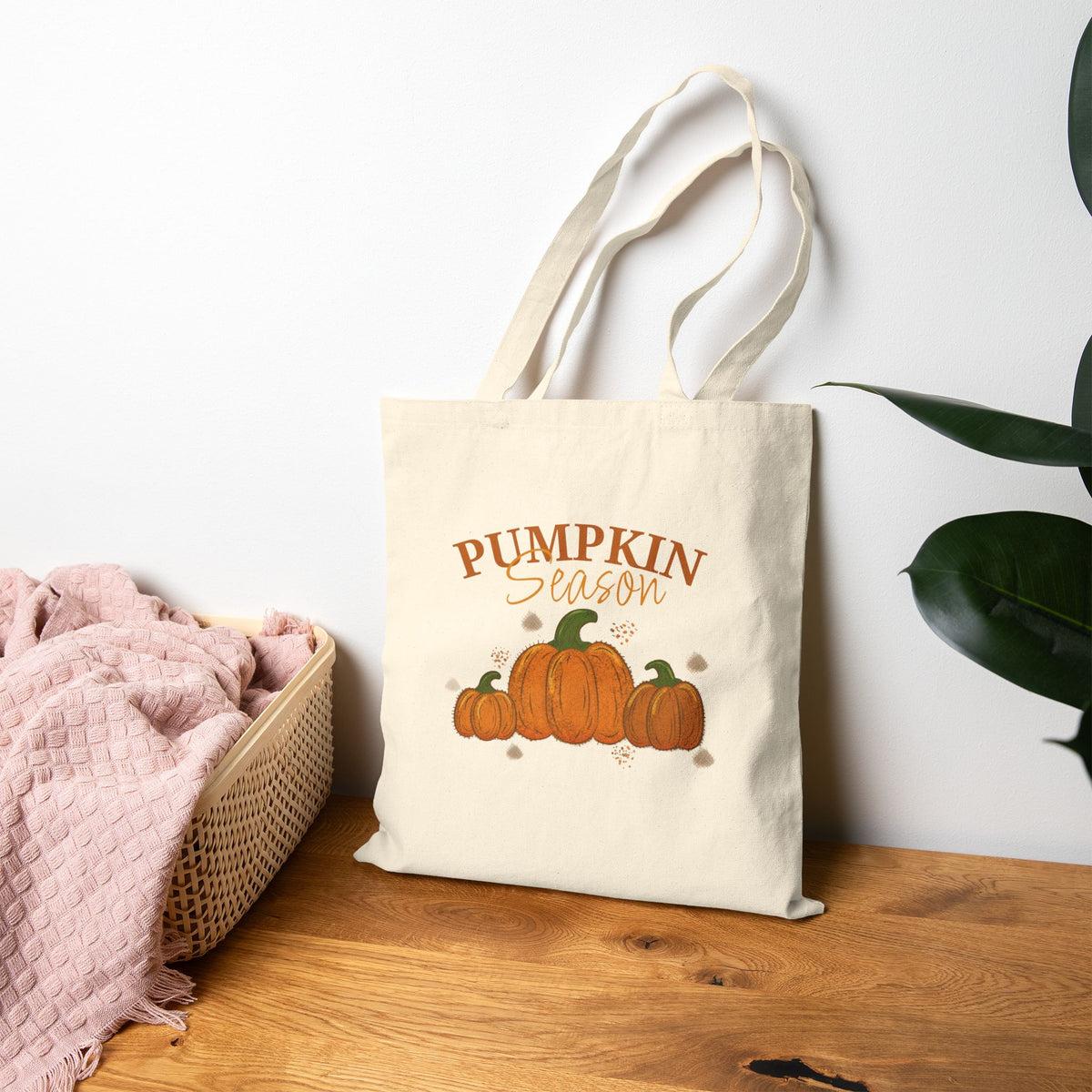 Pumpkin Season: Canvas Tote Bag