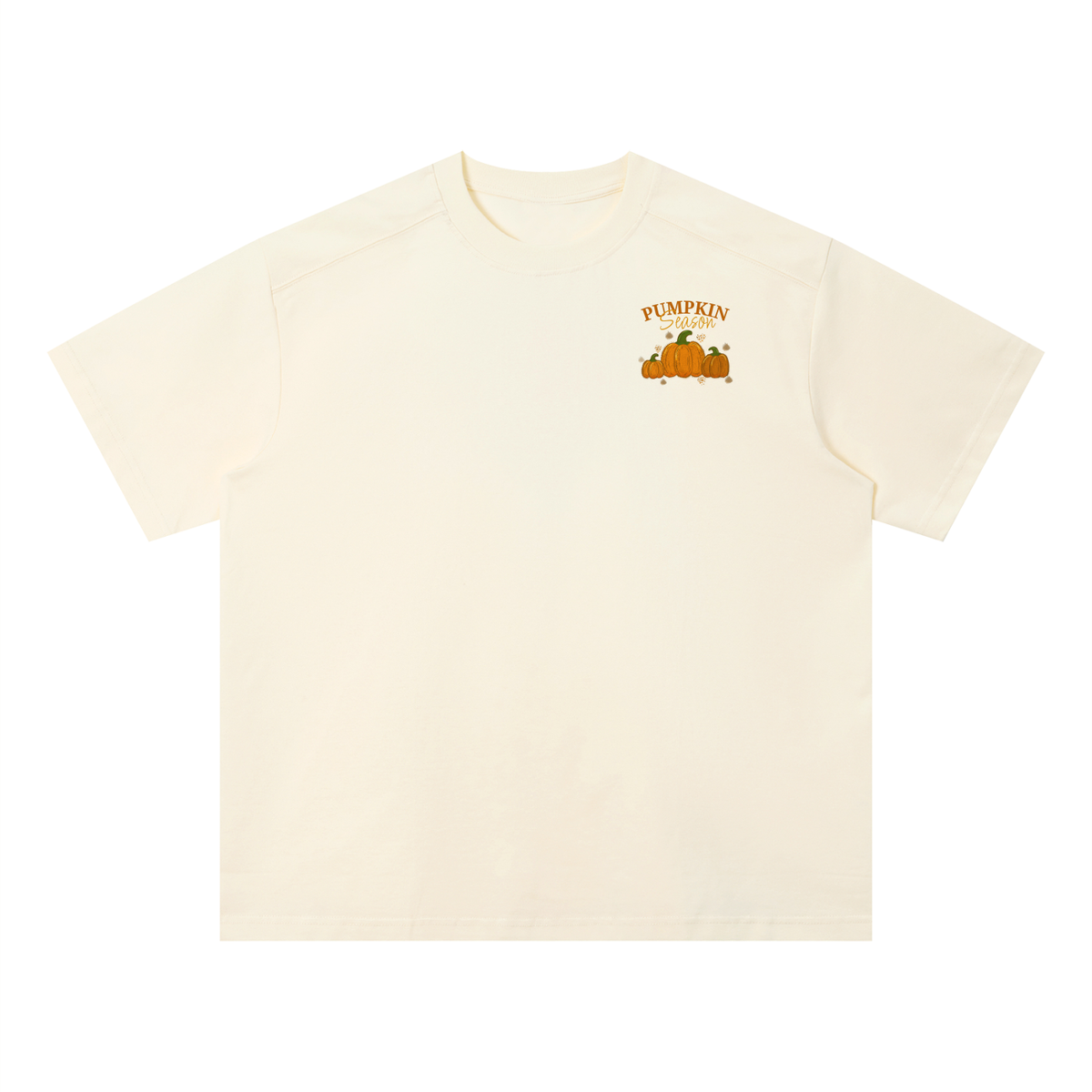Pumpkin Season: Unisex Sorona Quick-Dry Loose Fit Boxy T-Shirt