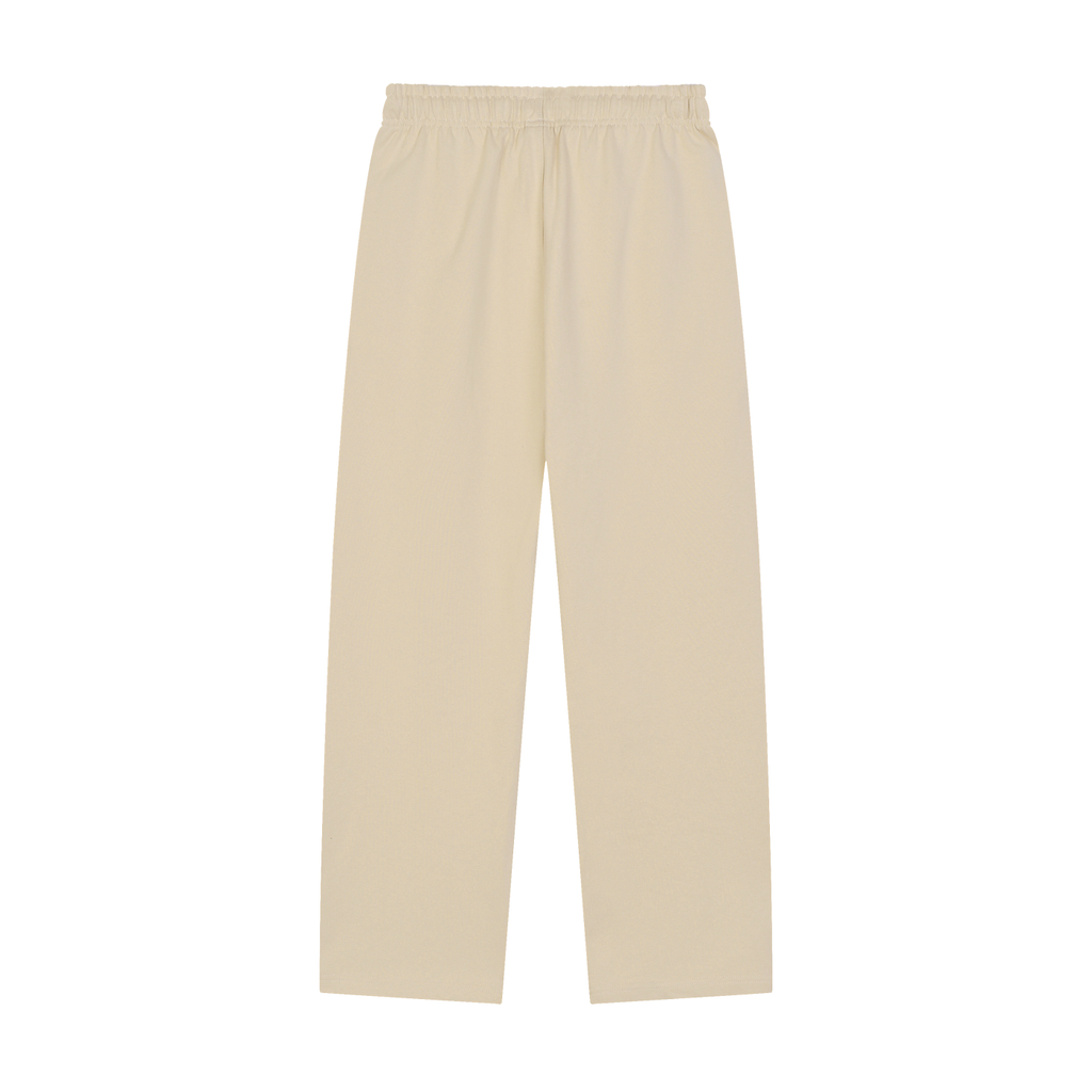 Plain: Solid Color Straight-Leg Sweatpants