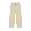 Pumpkin Season: Branded Words Solid Color Straight-Leg Sweatpants